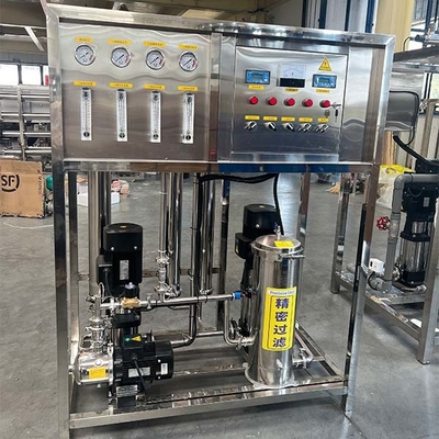 0.25T 40C জল প্রক্রিয়াকরণ মেশিন 2TPH দুই পর্যায় বিপরীত অস্মোসিস জল চিকিত্সা