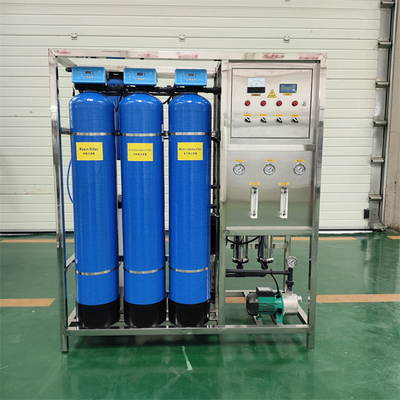 0.5T বিপরীত অস্মোসিস বিশুদ্ধ পানি চিকিত্সা 1000l/H শিল্প বিশুদ্ধ পানি মেশিন সরাসরি পানীয় জল সরঞ্জাম